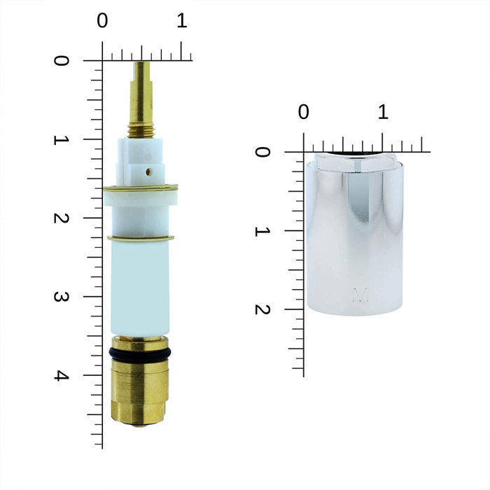 Avalon Mixet Shower Cartridge For Single Tub And Shower Handles, Brass